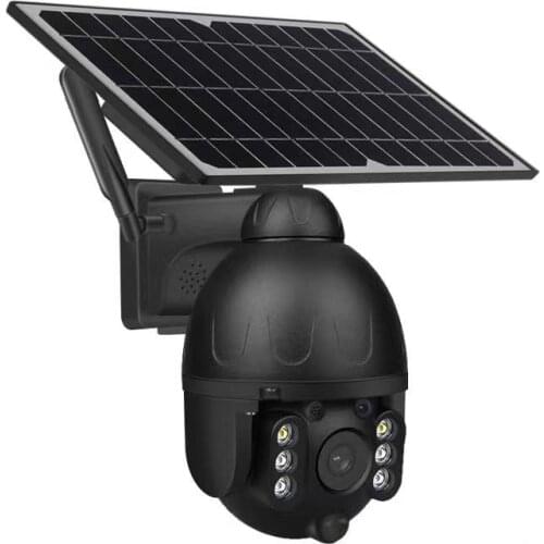 GINCNCN Outdoor Solar Camera 4G SIM / WIFI Wireless Security Detachable Solar Cam Battery CCTV Video Surveillance Smart Monitor