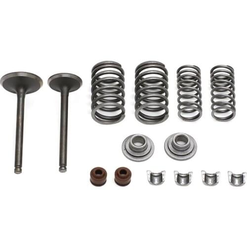 Cylinder Valves Kit for Chinese SSR Roketa Coolster Taotao True 125cc ATV Inner Outer Valve Springs Stem Seals Seats Retainers