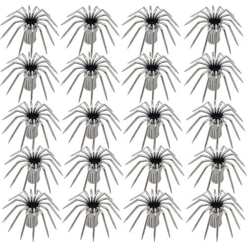 Multi-size Cuttlefish Squid Jig Lure Hooks Sharp Umbrella Hooks for Shrimp Octopus(Pack of 20pcs)