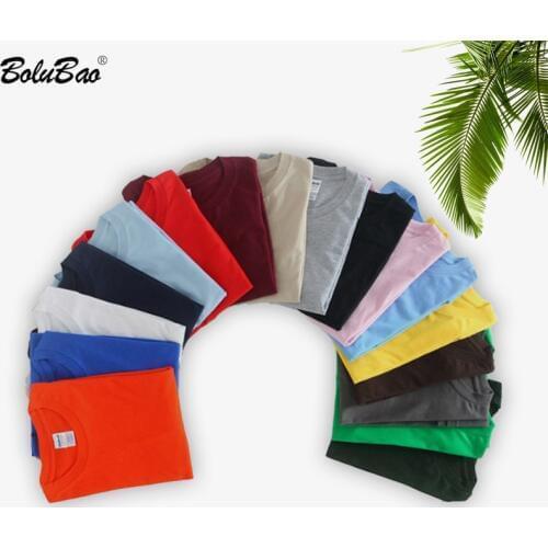 BOLUBAO Fashion Mens T Shirt Men Casual Brand Solid Color Bottoming T Shirt Male Outdoor Perspiration T-Shirts