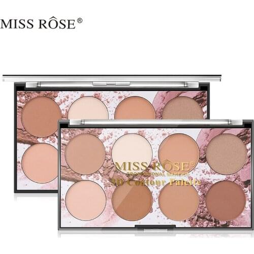 New 8 Color Makeup Contour Palette Face Contour Highlighters & Bronzers Palette Cosmetic Concealer Foundation Cosmetic Skin Care