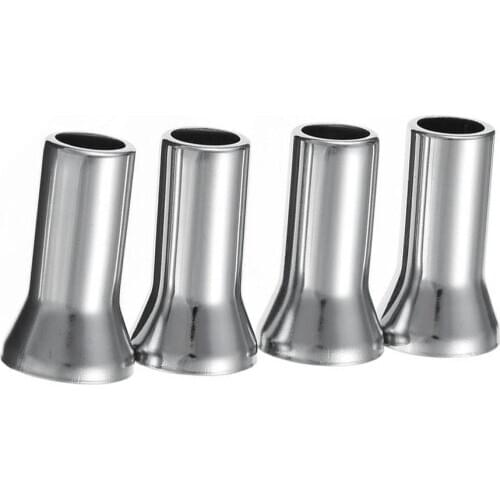 New 4PCS/Lot Chrome Alloy Plastic Caps Universal Silver Wheel Tyre Valve Caps Stem Dust Cover Airtight Cover
