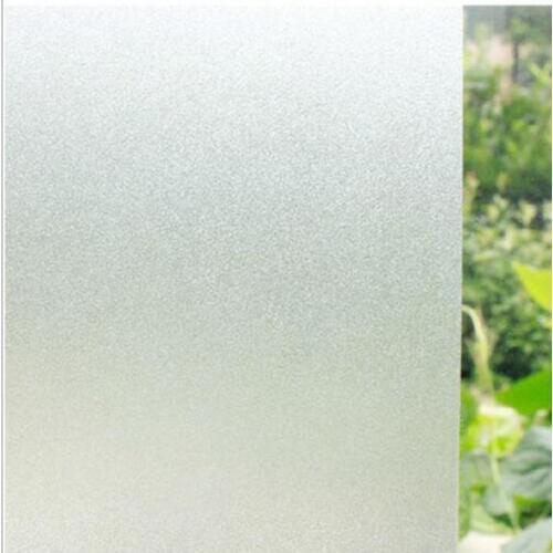 40cmx5m Waterproof PVC Privacy Frosted Sticker Glass Window Film Self-Adhesive Wallpaper Bedroom Bathroom Office Decor Films