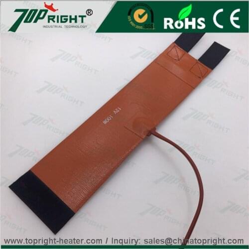 Size 350x150mm Flexible silicone heater