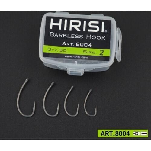 50 Pcs/lot Boxed Fishing Hooks Carp Fishing Soft Bait Hooks Universal Single Curved Non-barb Hooks Fishing Suppliesfz
