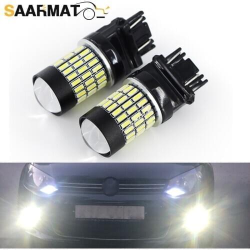 LED T25 3156 3047 3757 3457 Lamp 1500lm for Transit-150 250 350 HD Car Turn Signal Light Rear Front Parking Bulb Yellow