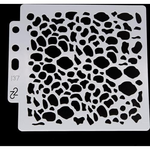 Leopard Print Layering Stencils for Diy scrapbook/photo album Decorative Embossing coloring,painting stencil,home decor