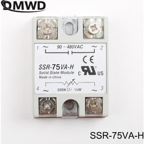 DMWD solid state relay SSR-75VA-H 75A SSR 75VA H Resistance type voltage regulator solid state Resistance Regulator