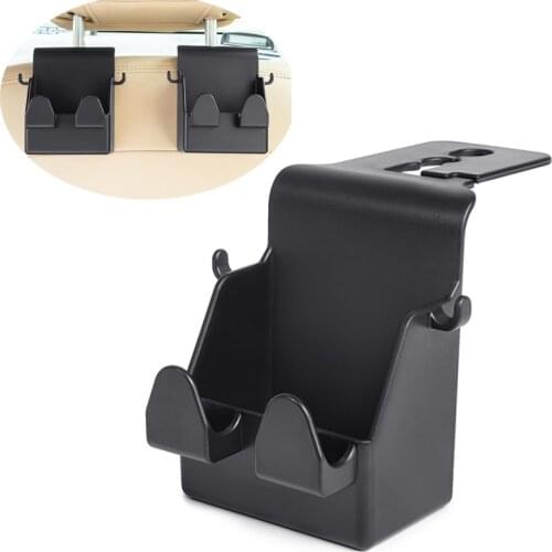 1/2pcs Car Seat Back Hook Portable Car Rear Row Multi-purpose Hook Car Accessories Creative Hook For Handbags Coats Grocery Bag