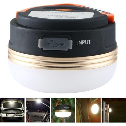 USB Charging LED Portable Lantern LED Camping Tent Light with Magnet Hanging Magnetic LED Working Emergency Lamp