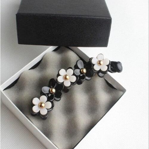 1PC Women Girls Acrylic Hair Clips West Camellia Banana Claw Clamps Hairpins Barrette Hair Headdress Headgear Accessories