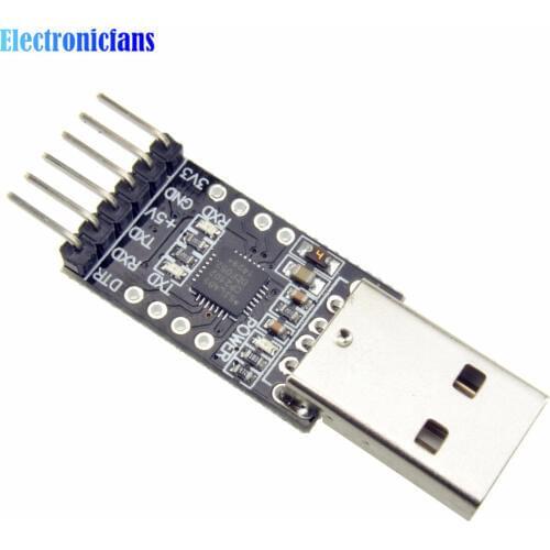 1Pcs CP2102 USB 2.0 to TTL UART Module 6Pin Serial Converter STC Replace FT232 Adapter Module 3.3V/5V Power