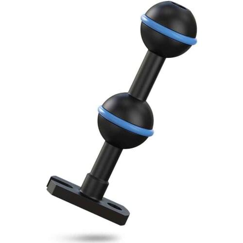 1pc Double Ball Adapter Camera Bracket for Underwater Camera Arm Tray Diving Photography System Light Stand Photography