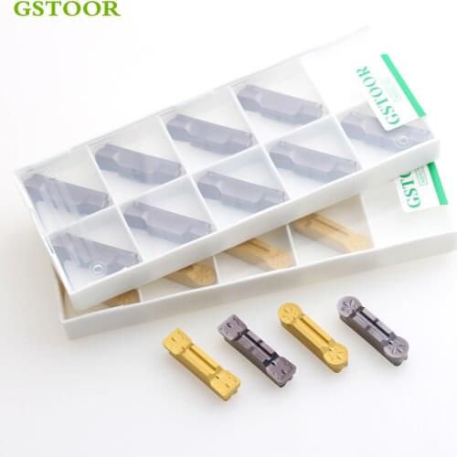 10PCS MGMN800-M MRMN800-M GMH25 GG3030 Grooving Turning Tool Carbide Inserts CNC Lathe Cutter Cutting Tools Slot Blade