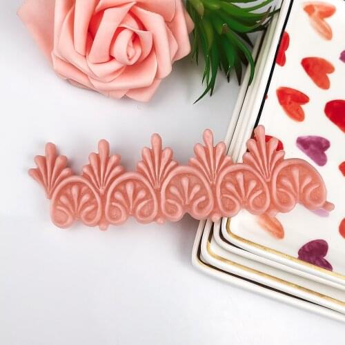 3D Lace Mat Paisley Pattern Fondant Cake Mousse Sugarcraft Bake Silicone Mold DIY Handmade Mould Home Decoration DIY Crafts