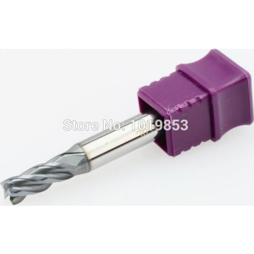 4pcs CGS-460 5X6X50L HRC55 SOLID tungsten carbide end mill cutter for stainless steel