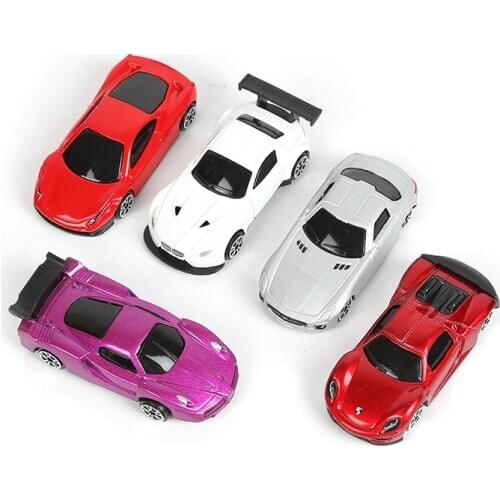 5Pcs/set Mini Sports Car Model Toy 1:64 Simulation Metal Diecast Vehicles Collection Toy Birthday Gift For Children Boys Y012