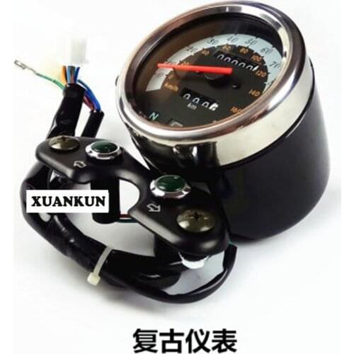 CG125 Motorcycle Retro Modification Instrument Code Odometer GN125 Modification