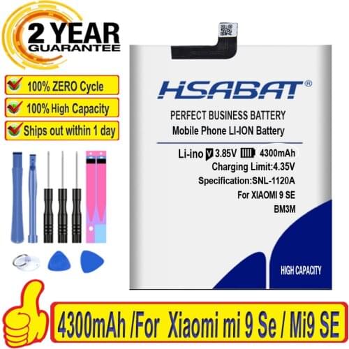HSABAT Xiaomi Mi 9 SE Phone Batteries