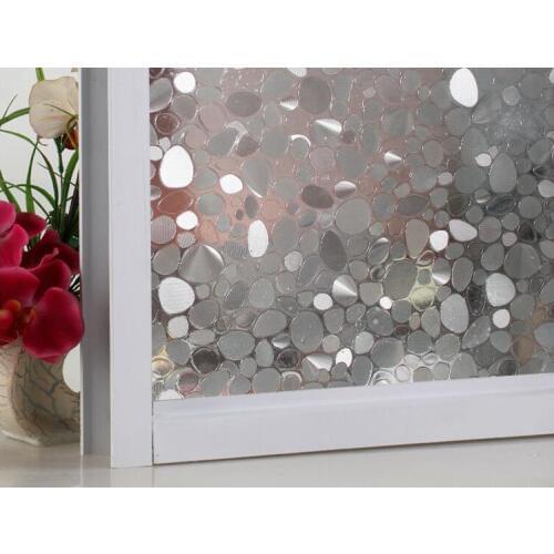 45CMx50M PVC Glass Film Opaque Window Sticker Non-Stick Bathroom Door Sticker