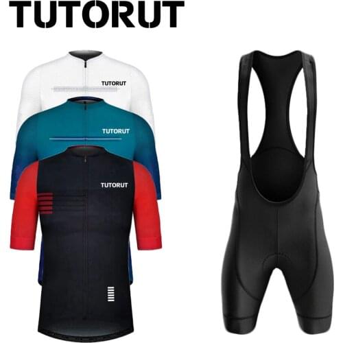 New Summer Mens Professional Racing Jersey Suit Short-sleeved Quick-drying Breathable Cycling Suit Mountain Bike Sportswear