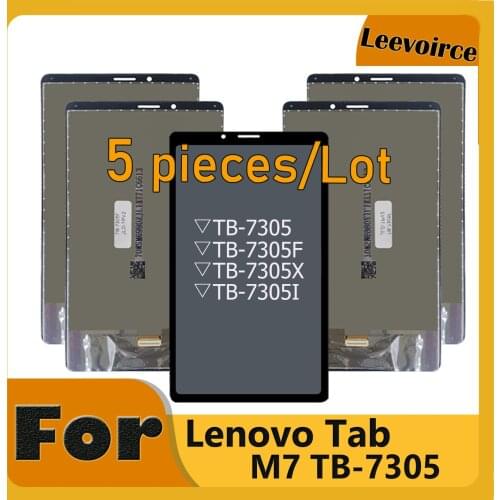 Wholesale 5 Pcs/Lot 7" lcd For Lenovo Tab M7 TB-7305 TB-7305F TB-7305i TB7305X LCD Display Touch Screen Digitizer Assembly