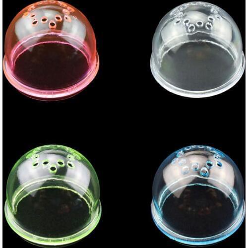DIY Plastic Hamster Tunnel External Tube Stopper Plug End Cap Cover Interface Fitting Cage Baffle Accessories with Ventilated Ho