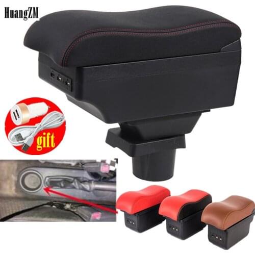 For Chevrolet Spark III Armrest box 2011 2013 2014 2015 2016 2017 Aveo T200 Car armrest box car accessories interior storage box