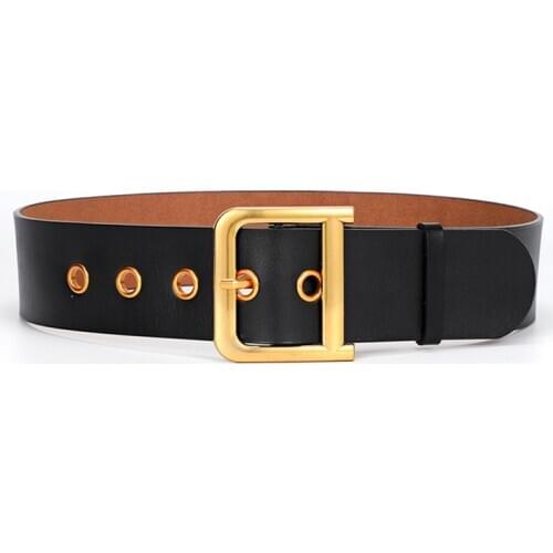 Designer belt plus size genuine leather belts for women high quality 2020 luxury brand waist D buckle ceinture femme cummerbunds
