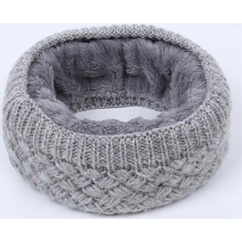YRRETY Womens Winter Neckerchief Scarf Shawl Wrap Ring Wool Thickening Soft Warm Neck Circle Plus Wool Keep Warm Wrap Ring Scarf