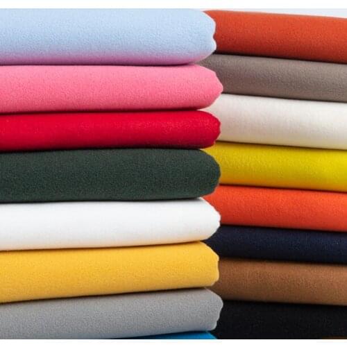 Width 59'' Thickened Double Faced Tweed Fabric By The Half Yard For Autumn Winter Coat Skirt Material