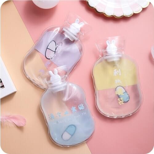 Cute warm baby hot water bag for women warm stomach warm water bag hot compress menstrual period small students portable
