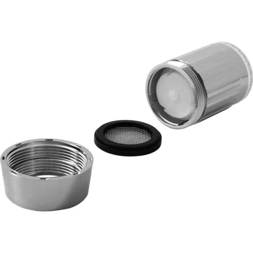 7 Colors Unique LED Light Water Glow Faucet Tap Stainless Steel Water Tap And Faucet Diverter Valve Adapter Connector