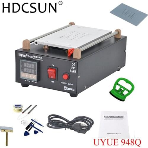 UYUE 948Q High Quality 110/220V Build-In Air Pump Vacuum LCD Screen Separator Machine Repair Machine For Phone+more Gifts