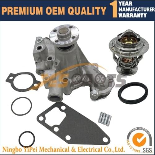Water Pump + Thermostat for Yanmar 3TNV82 3TNV82A 119802-42002 119802-42001 129155-49800