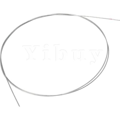Yibuy 1m 18# Silver Color Piano Music Wire Musical Instruments Accessories and Parts