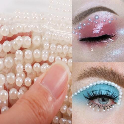 Pearl Stickers Face Stickers Eyebrow Stickers Diamond Stickers Nail Stickers Face Decoration Diamond Stickers for Vacation