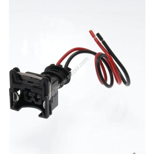 1Pcs Junior Power Timer JPT 2 way pin EV1 plug kit EV1 Wiring Plugs RC Clips Fit EV1 OBD1 Cut & Splice 6 Pigtail Cut & Splice