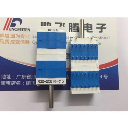 1PCS Japan COPAL RG2-208N-R15 rotary encoder 8-speed band switch dual 28-foot horizontal