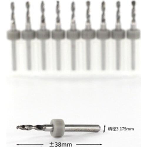 10 pcs/ Set 2.25mm-3.0mm High Quality Hard Alloy PCB Print Circuit Board Carbide Micro Drill Bits Tool Carving bit