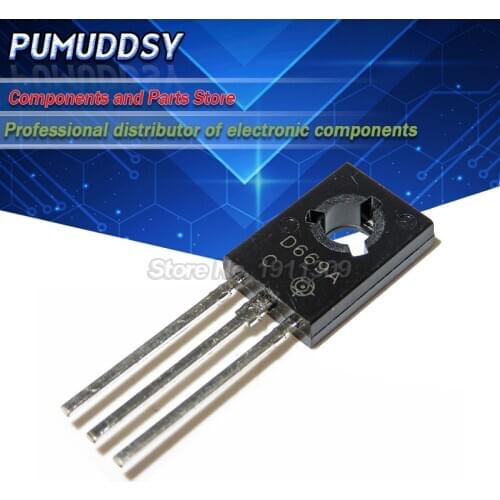 10PCS 2SD669A 2SD669 D669A D669 TO-126 Triode IC