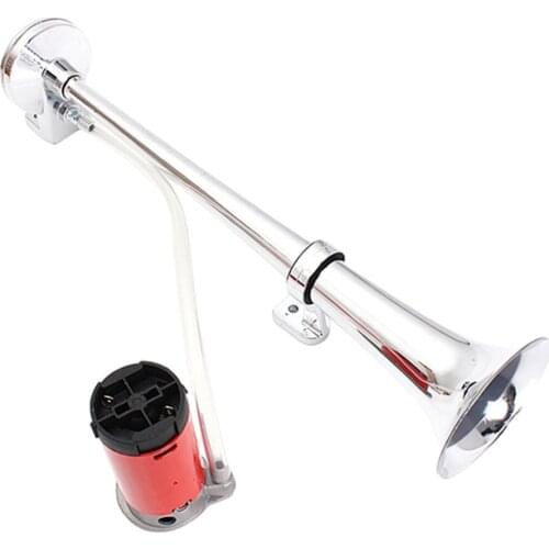 12V Single Trumpet Air Horn + Compressor Powerful Loud 150db for Truck Boat SUV Train