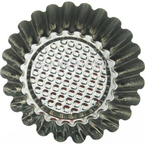 1200Pcs Large Size Cookie Pudding Mould Makers Stainless Steel Egg Tart Mold Kitchen Accessories Baking Pastry Tools