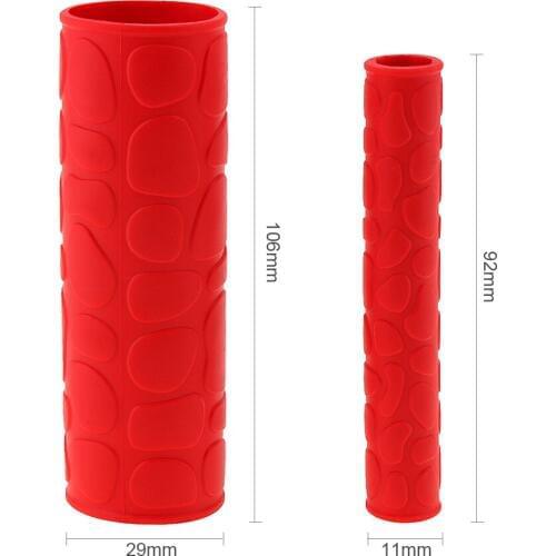 2Pair/lot Universal 106MM Soft TRP Motorcycle Handle Grips with 2 Pcs Handbrake Covers