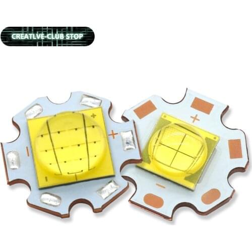 2pcs Cool White 7000K 20mm LED Chip Lamp Bead XHP70 90 110 High Power 24W 60W 72W High Lumen 4V 7V 25V For Flashlight Repair DIY