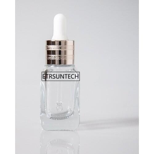 50pcs 20ml 40ml Refillable Empty Glass Pipette Eye Dropper Bottles Essential Oil Makeup Cosmetic Vials F3747