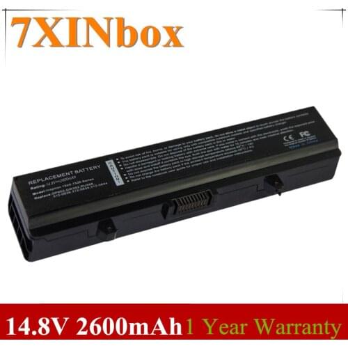 7XINbox GP952 RU586 RN873 WK379 X284G XR693 GW240 GW252 Battery For Dell Inspiron 1525 1526 1545 15 312-0625 312-0626 312-0633