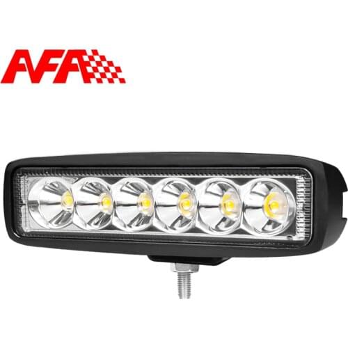 6inch 18W LED Work Light Bar Roof Bumper Rear Vehicle 12V 24V SUV 4X4 offroad Car boat Truck ATV Tractor Auto motorcycle