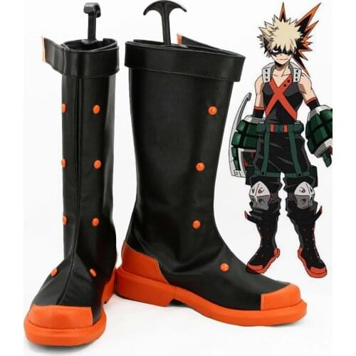 Boku no Hero Academia My Hero Academia Bakugou Katsuki Bakugo Cosplay Boots Shoes For Costume Custom Made