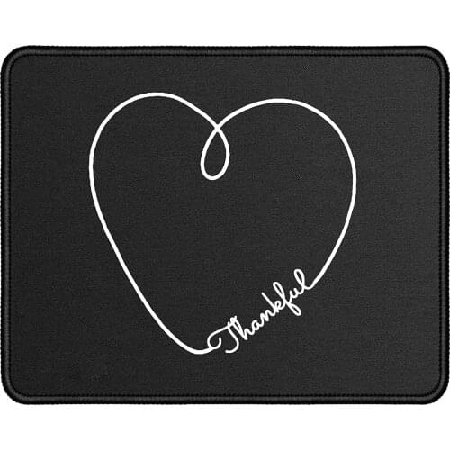 Gaming Mouse Pad Non-Slip Rubber Base Mouse Mat for Laptop Computer (Thankful)